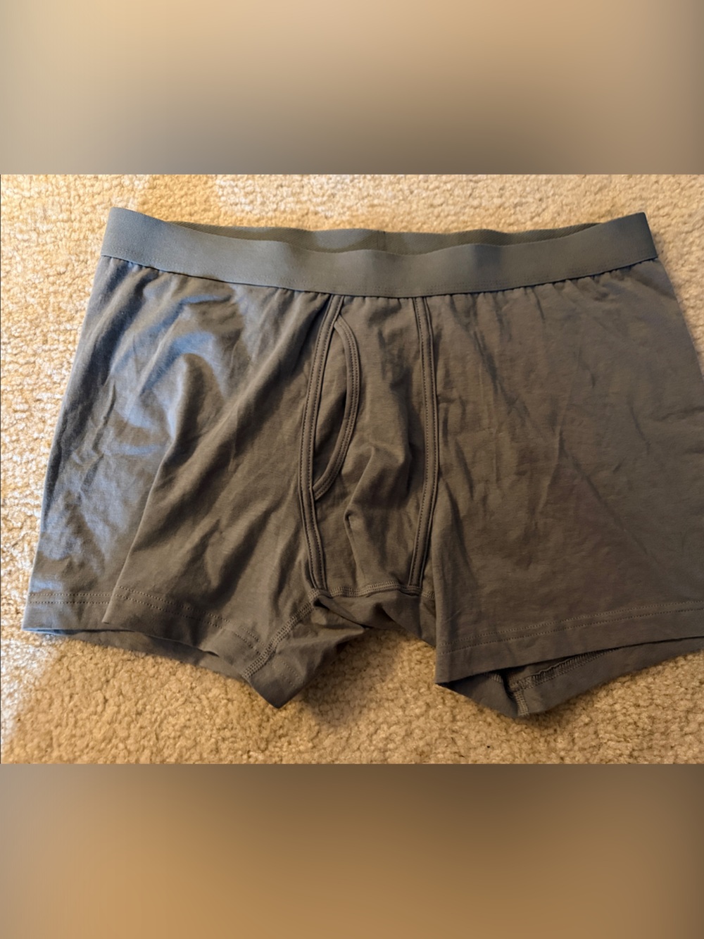 Goodfellow & Co Gray Athletic Boxer Briefs grey navy blue lot 2 NWOT